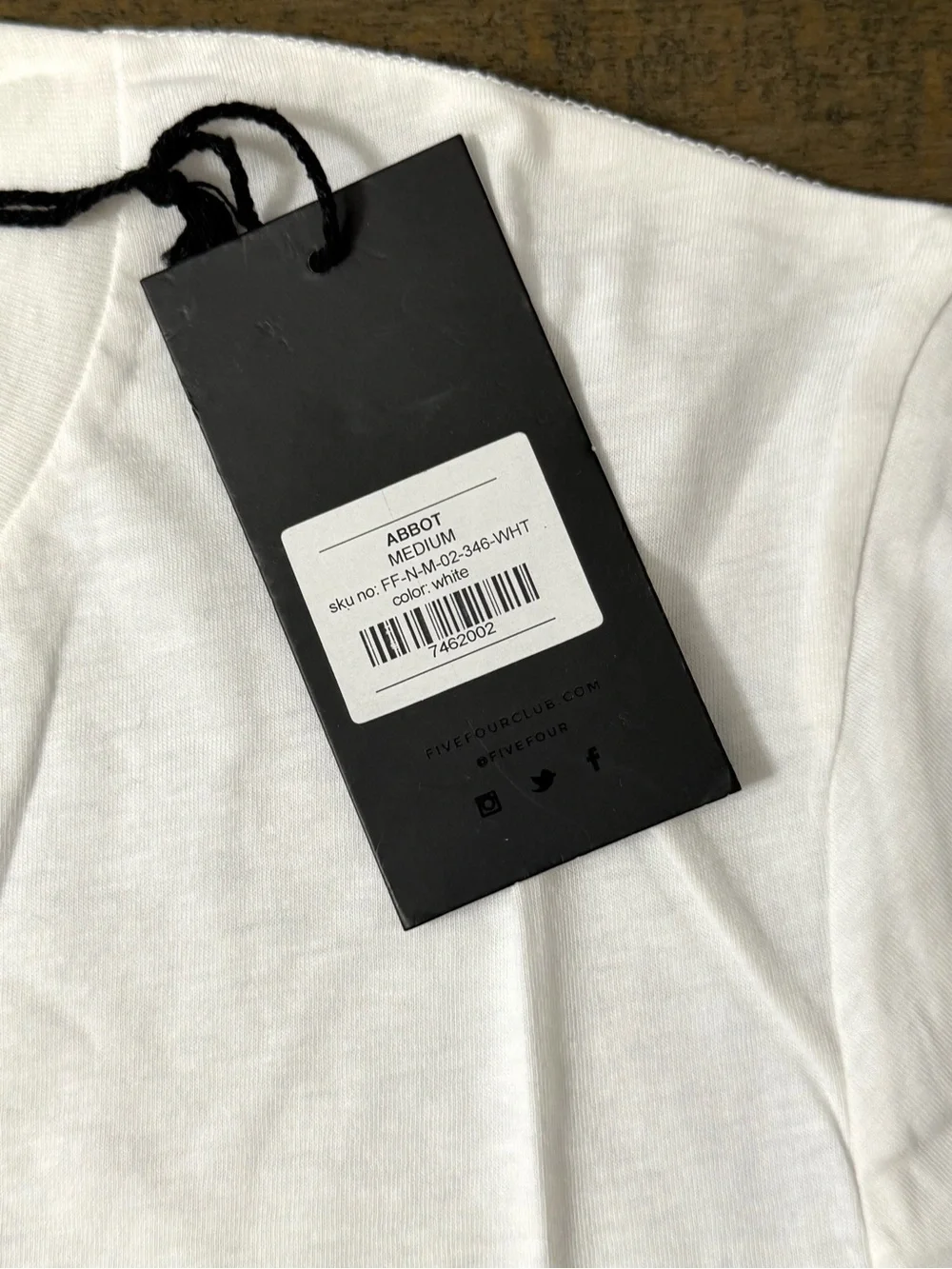 NWT Five Four x Mark McNairy Abbot White Graphic Tee Men’s Medium